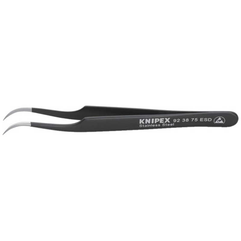 KNIPEX社　KNIPEX 9238-75ESD 精密ピンセット 120MM　923875ESD_