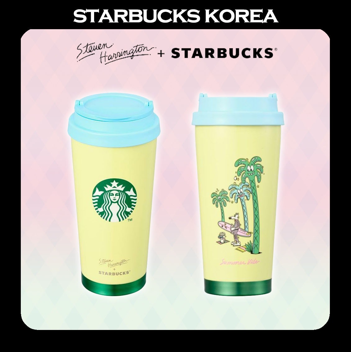 [STARBUCKSxSTEVEN HARRINGTON] Steven Harrington SS Elma Tumbler 473ml