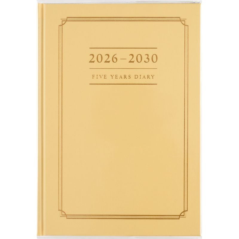 （まとめ買い）高橋書店 2026年版1月始まり No.16 5年横線当用新日記 A5判 イエロー [x3]