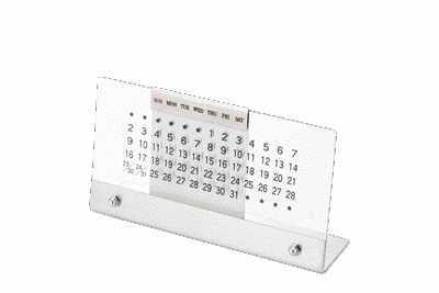 日本製 Japan アクリル万年カレンダー 801923 [xまとめ買い12]