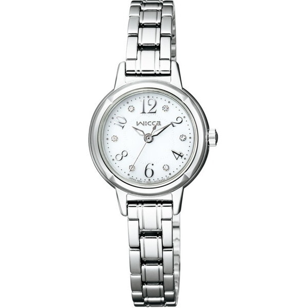 KH9-914-15 wicca (ウィッカ) ソーラーテック腕時計 (レディースウォッチ)