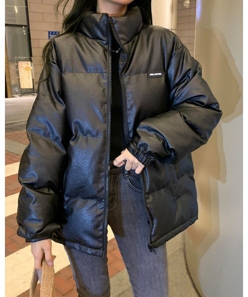 ダウン ダウンジャケット PUエコダウンジャケット レディース