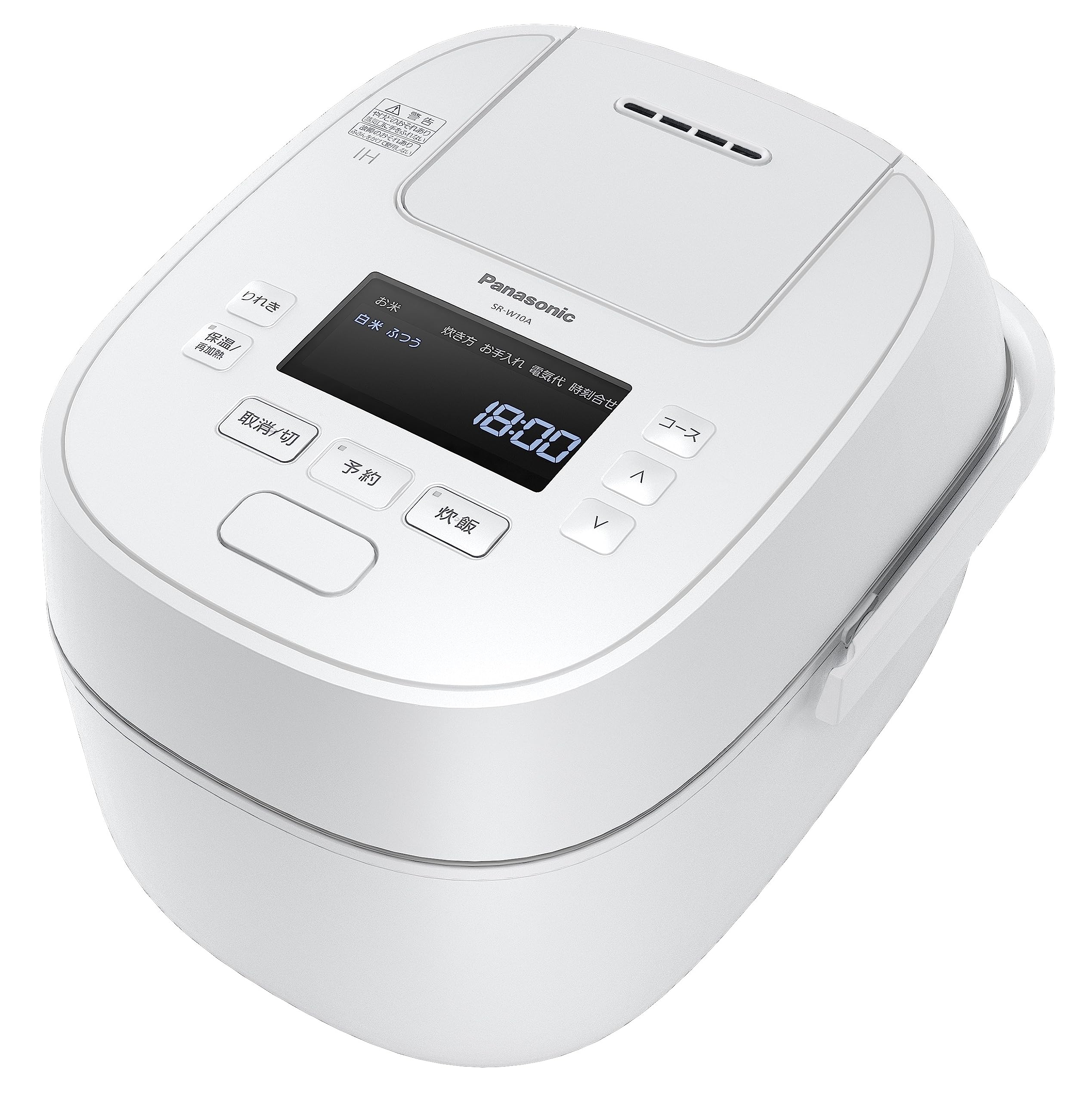 パナソニック 5.5合 炊飯器 IH式 シャンパンホワイト SR-HC105-W w17b8b5 Amazon | パナソニック 5.5合 炊飯器 IH式 ホワイト SR-HB105-W