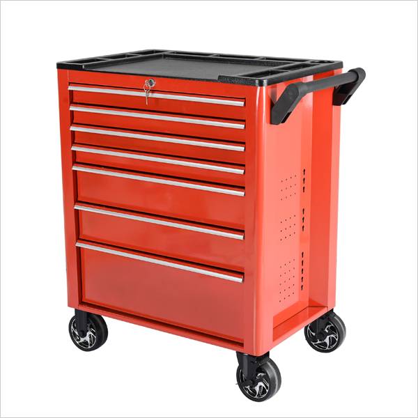 7段 工具箱 ローラーキャビネット 特大キャスター付 工具箱 本格 プロ仕様 ツールボックス###工具ボックスXTB407###