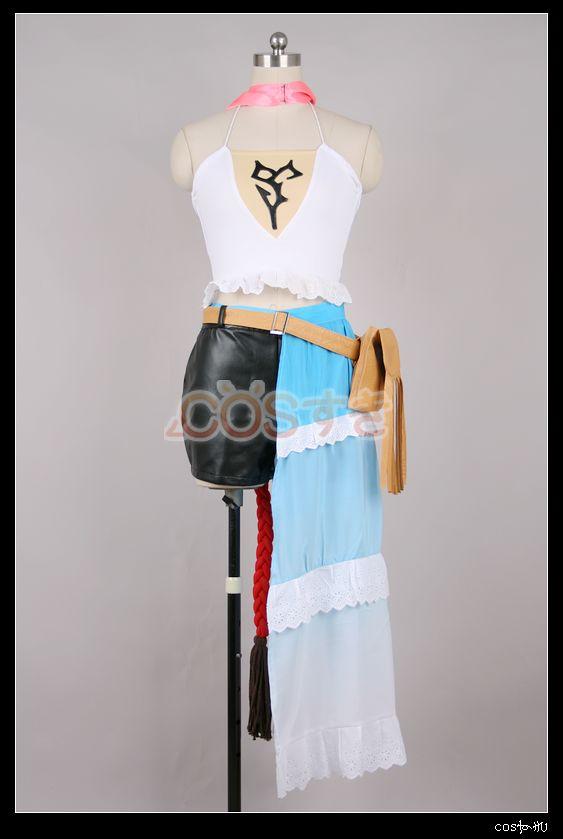 【新品開催 】ファイナルファンタジーX-2テンツーFINAL FANTASY X-2 ユウナ Yuna Halloween Cosplay Costume コスプレ衣装 コスプレ衣装 C