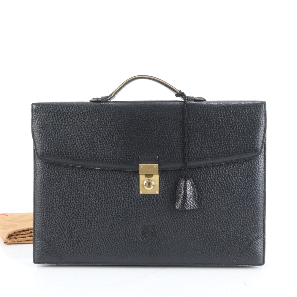 美品 アナグラム レザー ビジネス バッグ 書類鞄 ブリーフケース トート 通勤 A4 メンズ RRE CQ38-1 中古