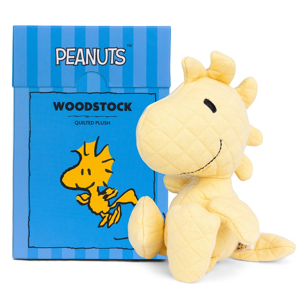 PEANUTS ピーナッツ ウッドストック キルテッド ジャージ 愛着 人形 - 15cm