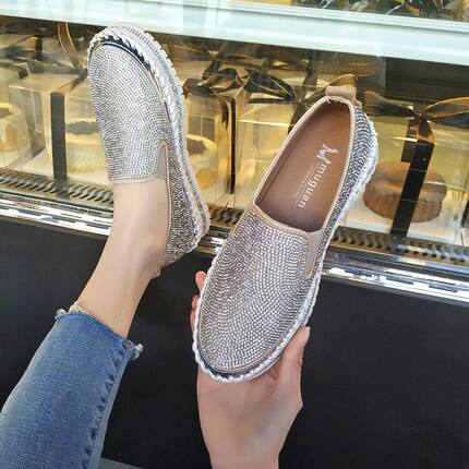 ラインストーン厚底スニーカー 厚底スニーカー 厚底シューズ 厚底. ラインストーン シューズ 靴.