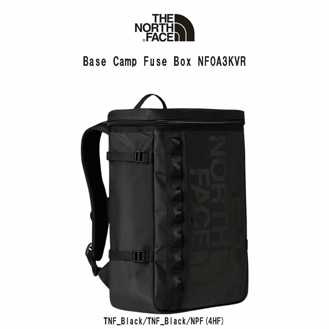 THE NORTH FACE バックパック リュックサック ボックス ベースキャンプ ファスナー ポケット PCスリーブ A4収納 大容量 通勤 通学 NF0A3KVR