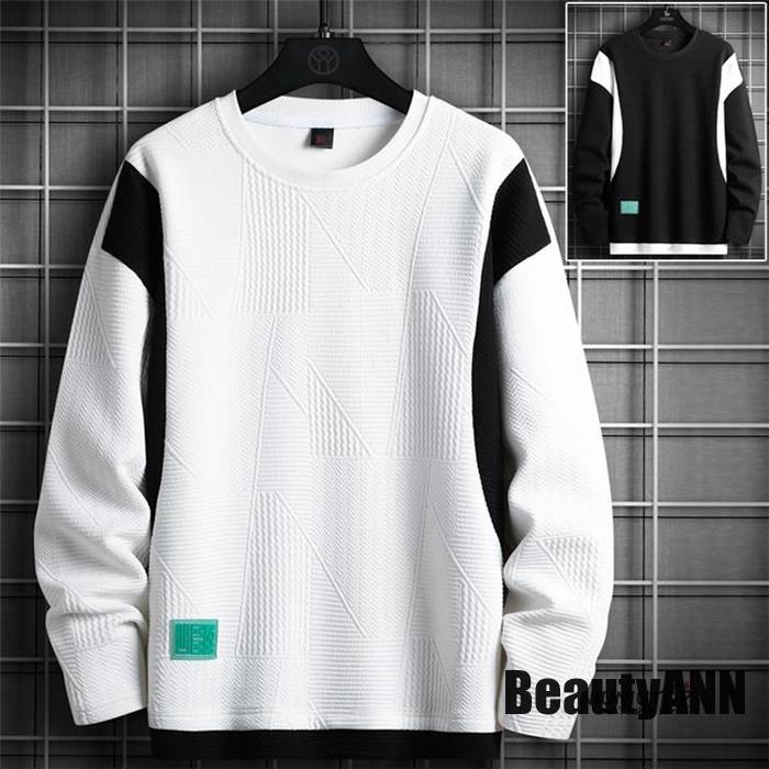 新生活 トレーナー メンズ 長袖 柄物 オシャレ スウェットシャツ トップス カラー切替 プルオーバー 長袖トレーナー 春服 秋服 紳士服 プレゼント ギフト 秋 冬 春 秋ファッション 冬物