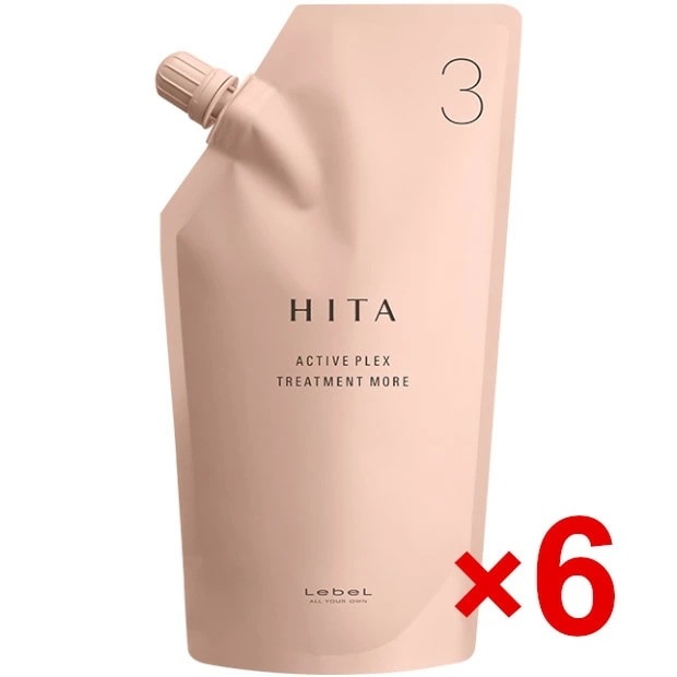 【送料無料】 ルベル ／ ヒタ APトリートメントモア 3　400g 6個セット / ヘアトリートメント