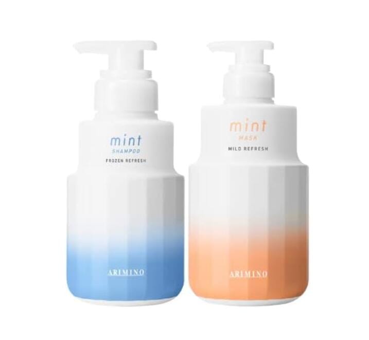 【セット品】アリミノ ミント シャンプー フローズンリフレッシュ 550mL + マスク マイルドリフレッシュ 550g