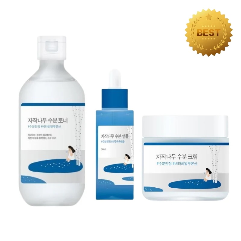 【高保湿×透明感】ボ 白樺トナー300ml＋水分アンプル50ml＋水分クリーム80ml セット敏感肌・乾燥肌にも/敏感肌対応/高保湿/韓国スキンケア/水分アンプル/肌バリアサポート