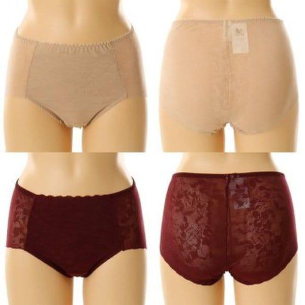 【腹部を抑えるガードル型ショーツ2枚セット(90~105サイズ)