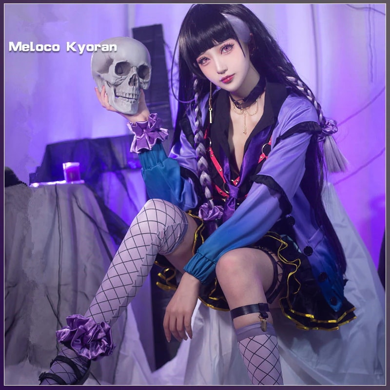 VTuber バーチャルライバー XSOLEIL 狂蘭 メロコ Meloco Kyoran コスプレ衣装 コスチューム ハロウィン 変装 仮装