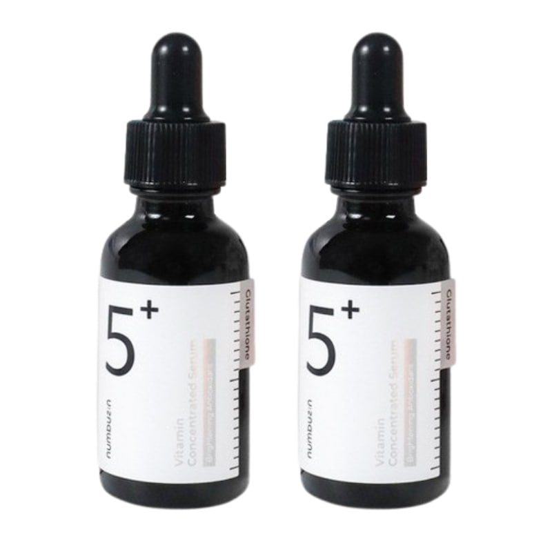 [1+1] No.5+ Vitamin Concentrated Serum 30mL*2ea/白玉グルタチオン美容液
