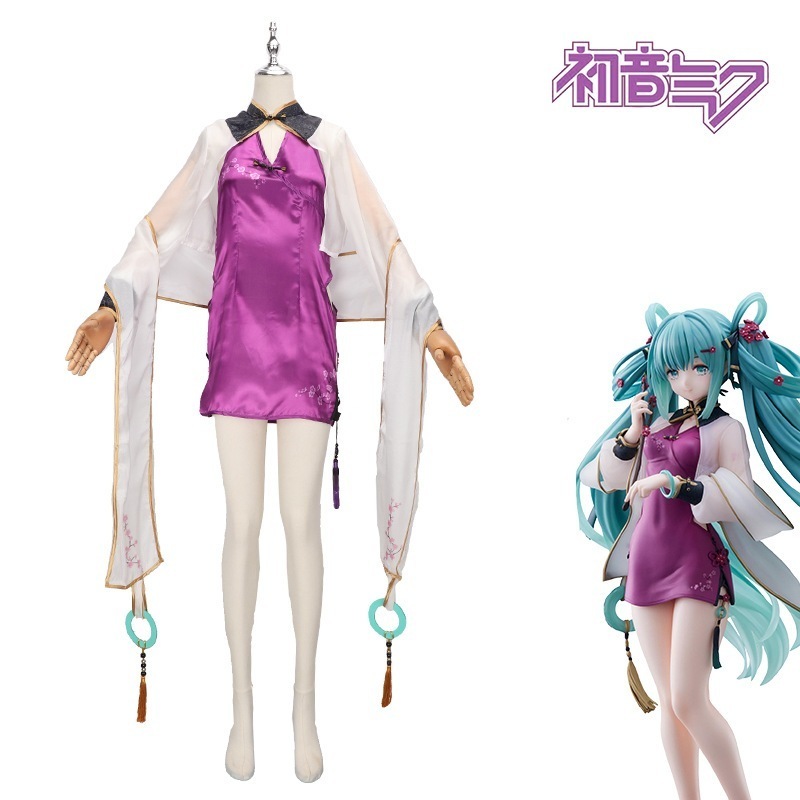 V 初音スーツ 2023 新年チャイナドレスレディースロリータスーツアニメパフォーマンススーツセパレート