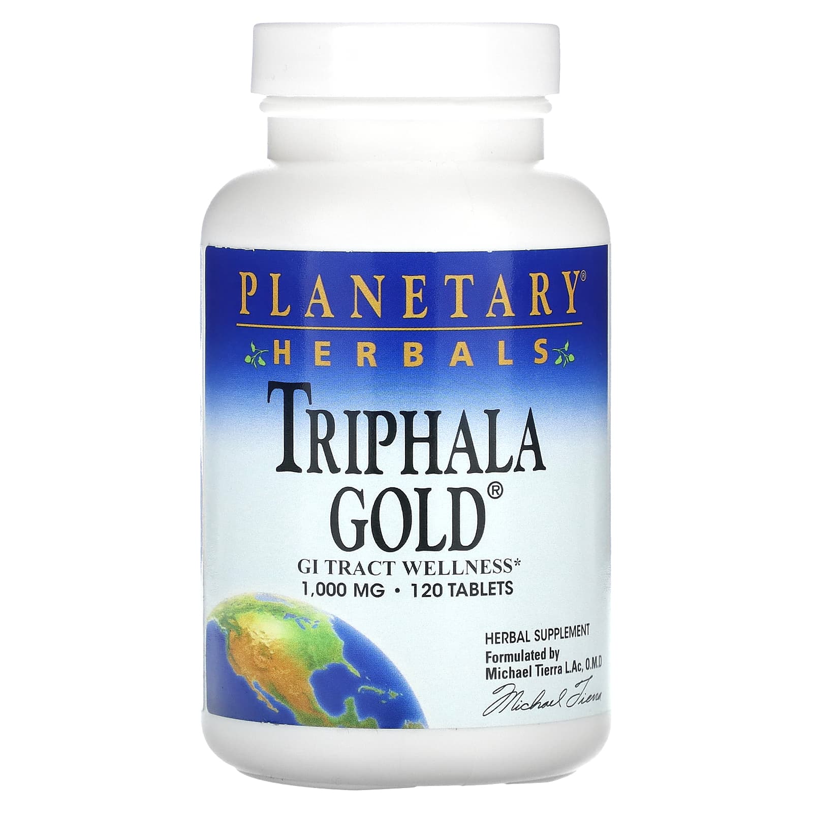 PLANETARY FORMULAS社 Triphala Gold(トリファラゴールド) GIトラクトウェルネス 1,000mg 120錠