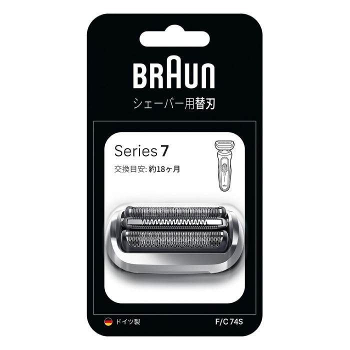 * ブラウン【国内正規品】【替え刃： F/C74S （シリーズ7用）】シルバー 電動シェーバー 交換用替刃 家電