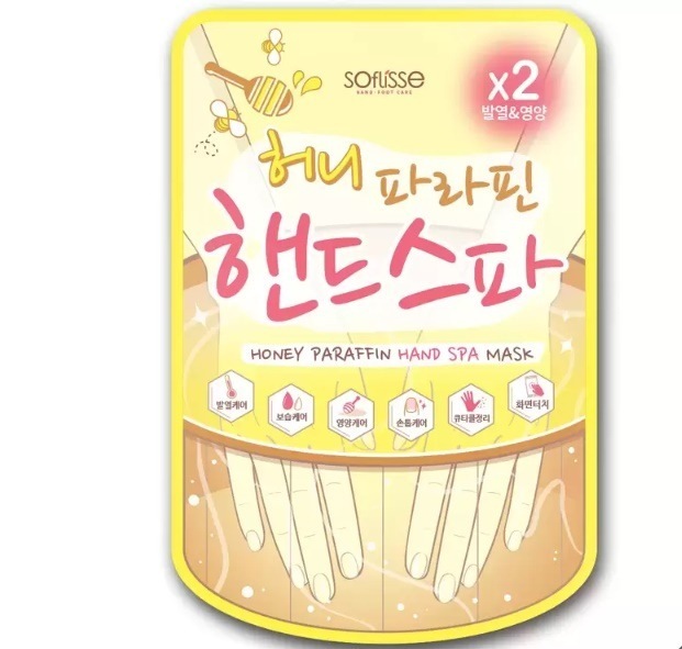 ソフリス ハニー パラフィン ハンド スパ マスク 10枚