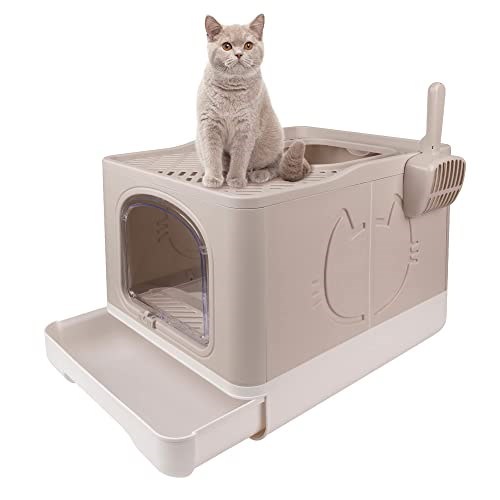 Qoo10] 猫 トイレ 大型 快適ワイド 上から猫用