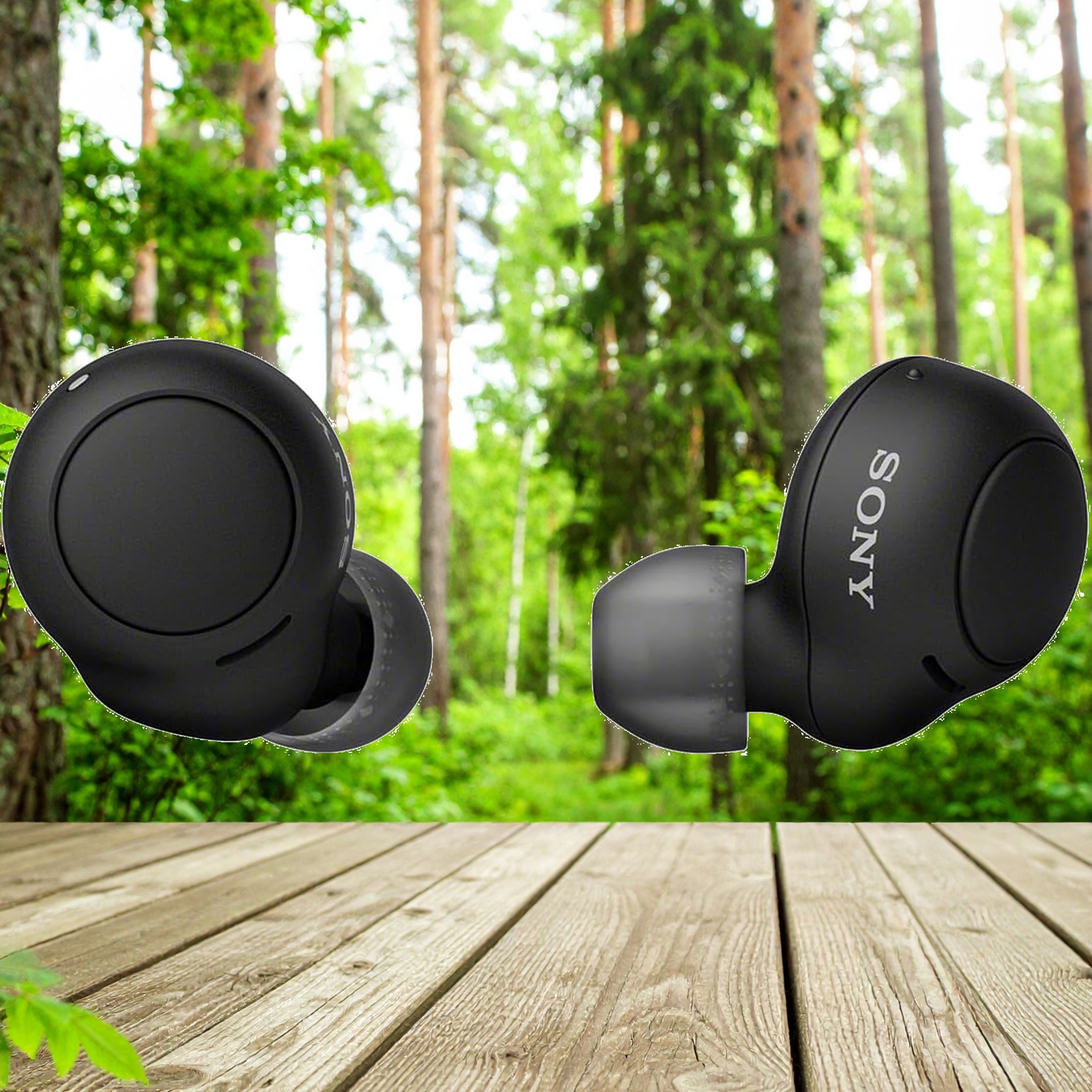 ソニー(SONY) 完全ワイヤレスイヤホン WF-C500 : 軽量小型5.4g高精度通話品質簡単ペアリングIPX4防滴性能ブラック WF-C500 BZ
