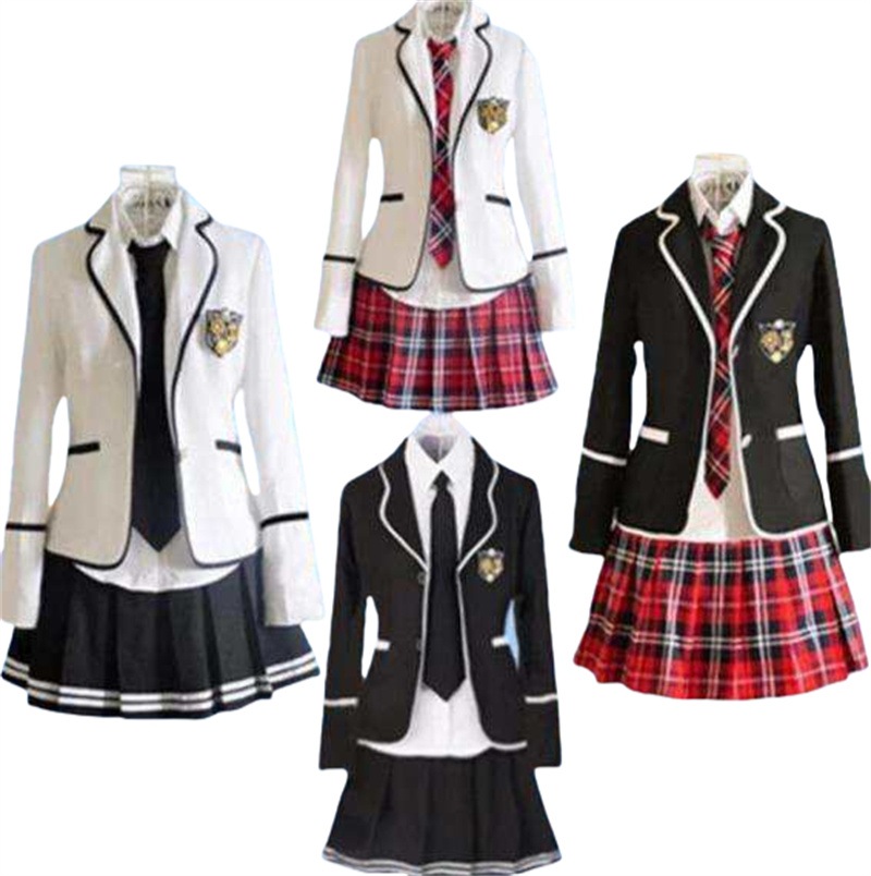 セットアップ 卒業式 スーツ レディース 卒業式 スーツ 女の子 子供スーツ フォーマル セーラー服 正統派ガールズ ジャケット+ブラウス+スカート+ネク