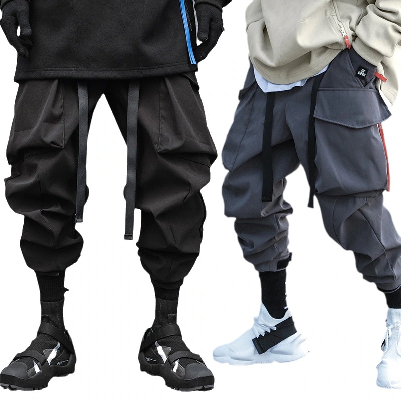 【快速出荷】カジュアルパンツ メンズ 灰or黒 ボトムス 合わせやすい カーゴパンツ 男女兼用 カッコイイ 裏起毛選択可能