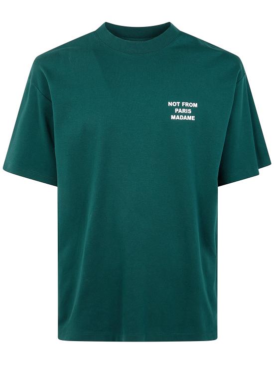 DROLE DE MONSIEUR Men Tops PERM TS203 CO002 099 DARK GREEN