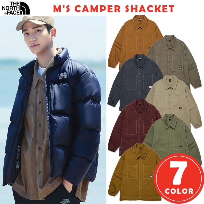 韓国正規品保証 関税負担なし NJ3BM60A MS CAMPER SHACKETデイリー 基本 着装 男子 女子 人気 韓国 ファッション 男女共用 アウトドア