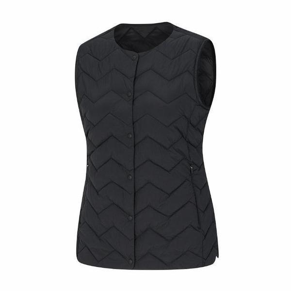 HC03 女性 軽くて楽な超軽量パディングベスト（ブラック）KVV7618W（S41492499）