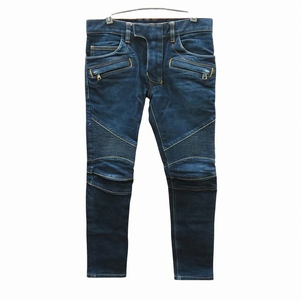 バルマン S5HT551C710 ジップフライ ストレッチ バイカーデニム パンツ 【中古】