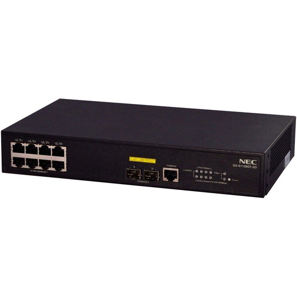 B02014-01101 [QX-S1108GT-2G 1GbEベーシックレイヤ2スイッチ]