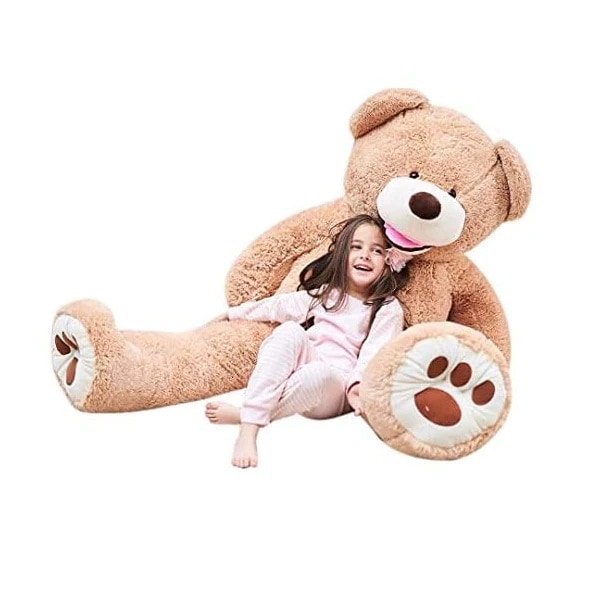 IKASA ぬいぐるみ 特大 くま テディベア 可愛い熊 動物 大きい くまぬいぐるみ 熊縫い包み クマ 抱き枕 お祝い ふわふわ お人形 女の子 男の子 子供 女性 抱き枕 プレゼント ビッグサイズ