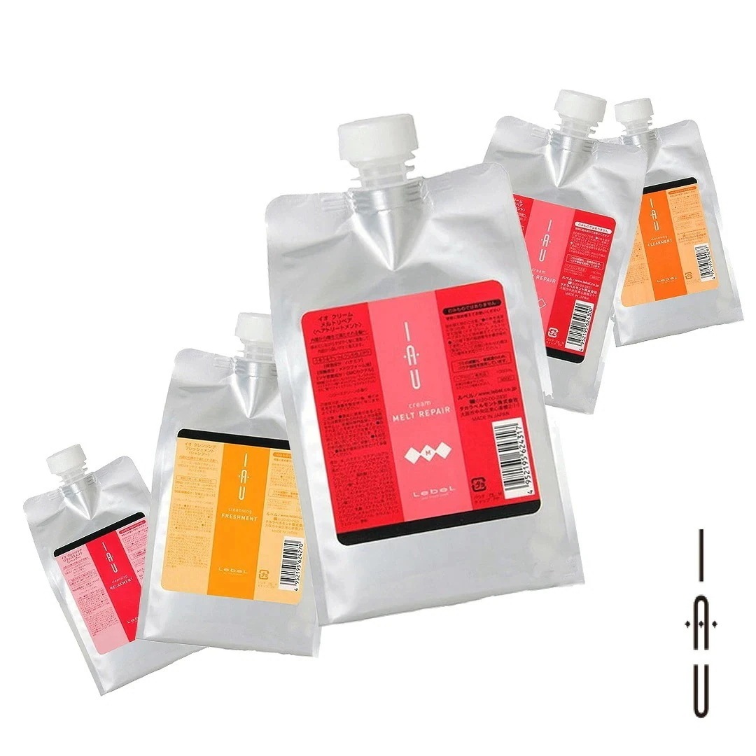【正規販売店/選べる】ルベル IAU イオ ホームケア シャンプートリートメントセット 1000ml 全5種 正規品 大容量 詰め替え 美容室専売 サロン専売品 髪質改善