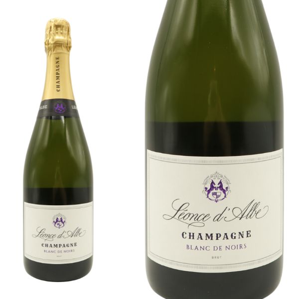 レオンス ダルブ シャンパーニュ ブラン ド ノワール ブリュットNV 醸造家ミシェル パリゾ(IWC「スパークリングワインメーカーオブザイヤー受賞) 4,805円