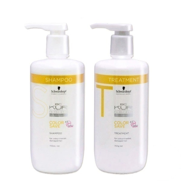 BCクア カラーセーブ シャンプー a 750mL + トリートメント a 750g セット