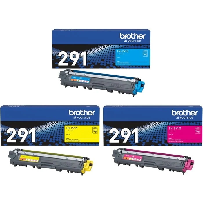 純正 トナーカートリッジ 3色セット TN-291 C/M/Y TN-291COLOR-SET