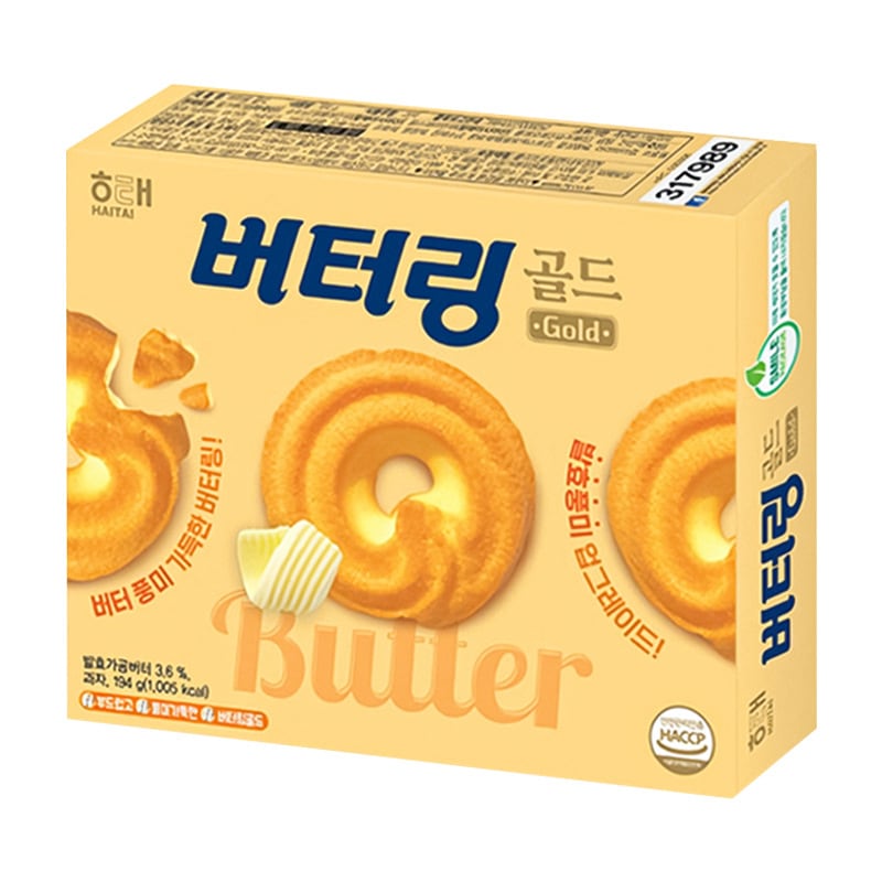 【ヘテ】韓国人気！濃厚バタークッキー 96g 個包装タイプ