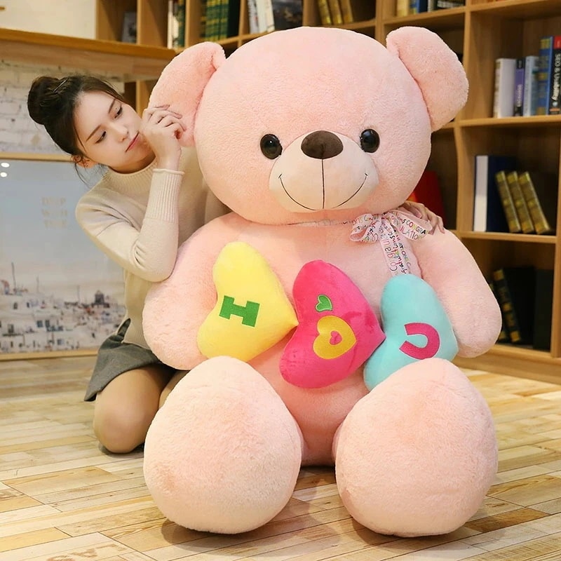 短纳期 120cm ぬいぐるみ 全2カラー 告白 テディベア 抱き枕 クッション インテリア bear ベア クマ 大きい 熊 特大 子供 おもちゃ 動物 可愛い かわいい 心地いい 彼女に ふわ