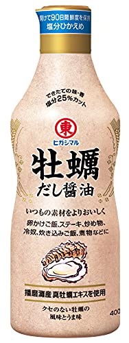 ヒガシマル醤油 牡蛎だし醤油400ml3本のサムネイル