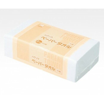 ハクゾウメディカル　ハクゾウ抗菌ペーパータオル　22cmx23cm　2ply　1895891　150組（300枚）/袋x36