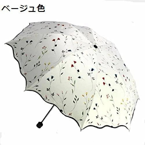 【20%OFFクーポン～】大きい 折りたたみ傘 レディース 傘 テフロン 撥水加工 超はっ水丈夫 風に強い 強風対策 晴雨兼用 折畳傘 持ち運びに便利 収納ポーチ付き UVカット 紫外線遮断 おしゃ