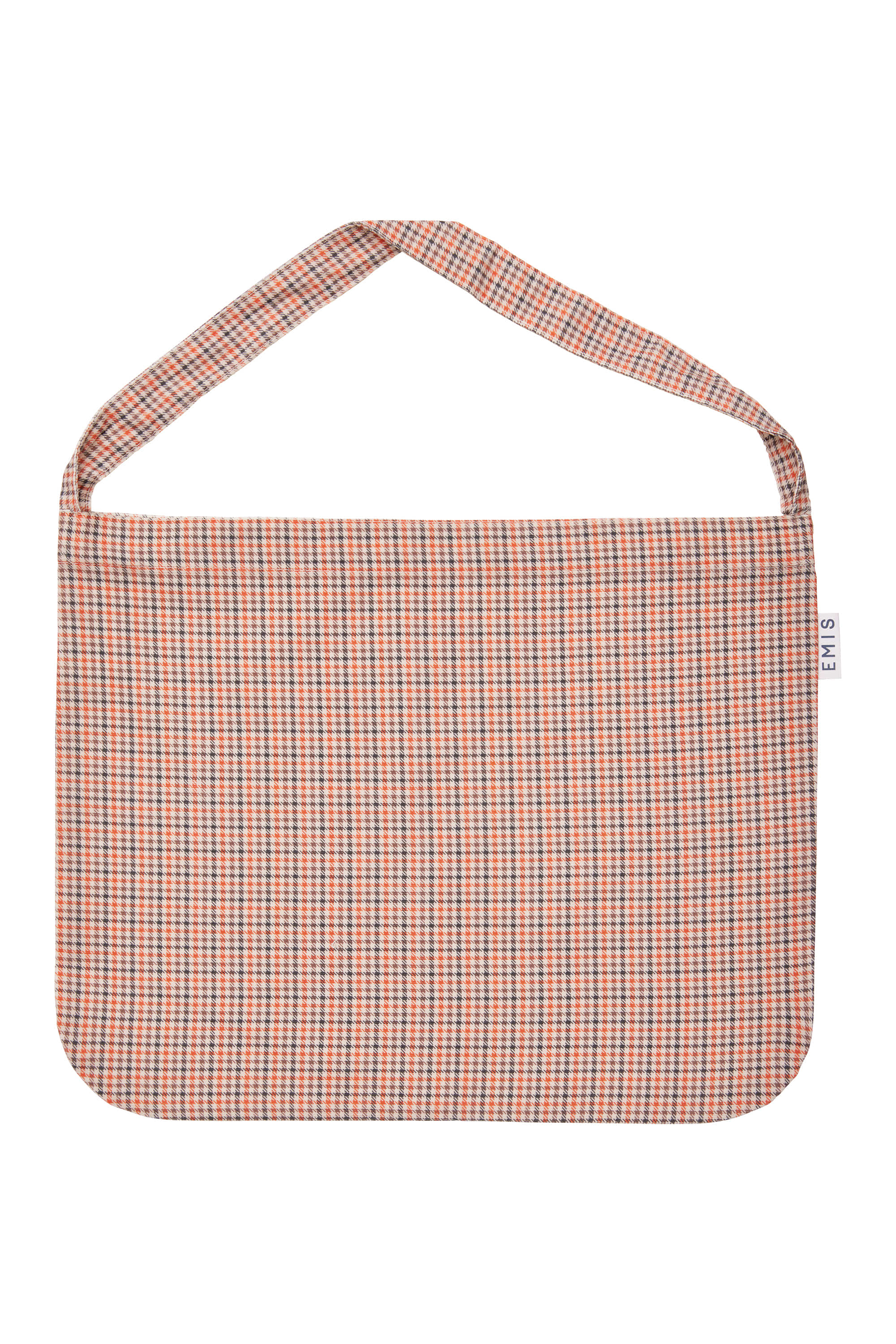 CHECK PATTERN CORDUROY ECO BAG