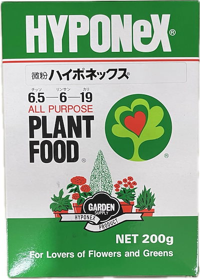 他サイト： ハイポネックスジャパン 肥料 微粉ハイポネックス 200gの商品画像
