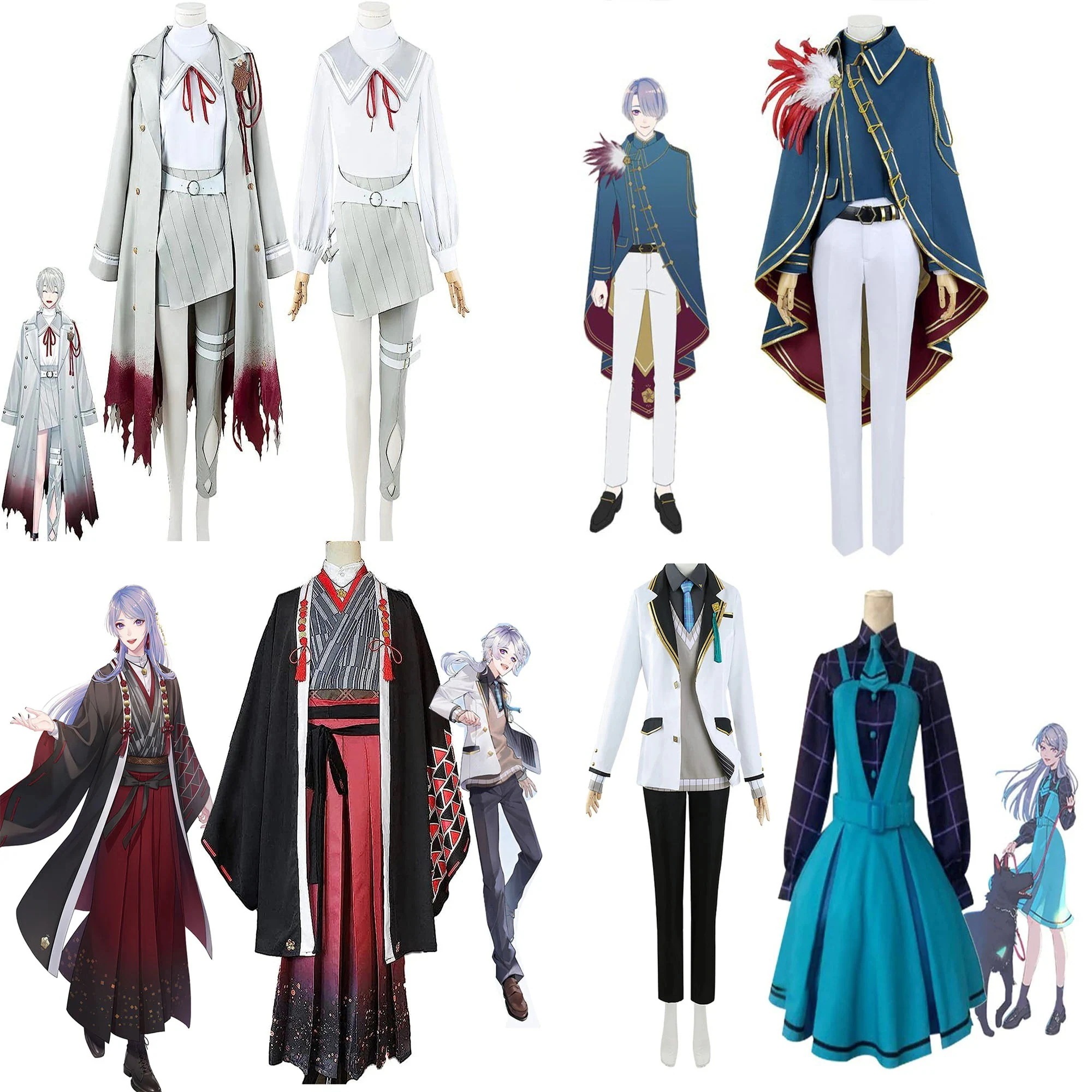 【全シリーズ発売中】 【値引き中】変装 コスチューム パーティ イベント アニメ クリスマス 衣装ウィッグ コスプレ 仮装 文化祭 学園祭 クリスマス ハロウィン コスプレ衣装 弦月藤士郎 バーチャル