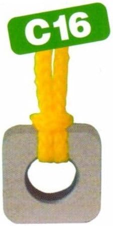 サンクスギビング 超硬ダストカットメタル C-16 縦横16mm×厚4mm ストラップ付ブツ取りカッター