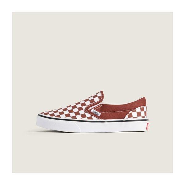 キッズクラシック スリップオン カラー 띠어리 チェッカーボード VN000D0JRUS