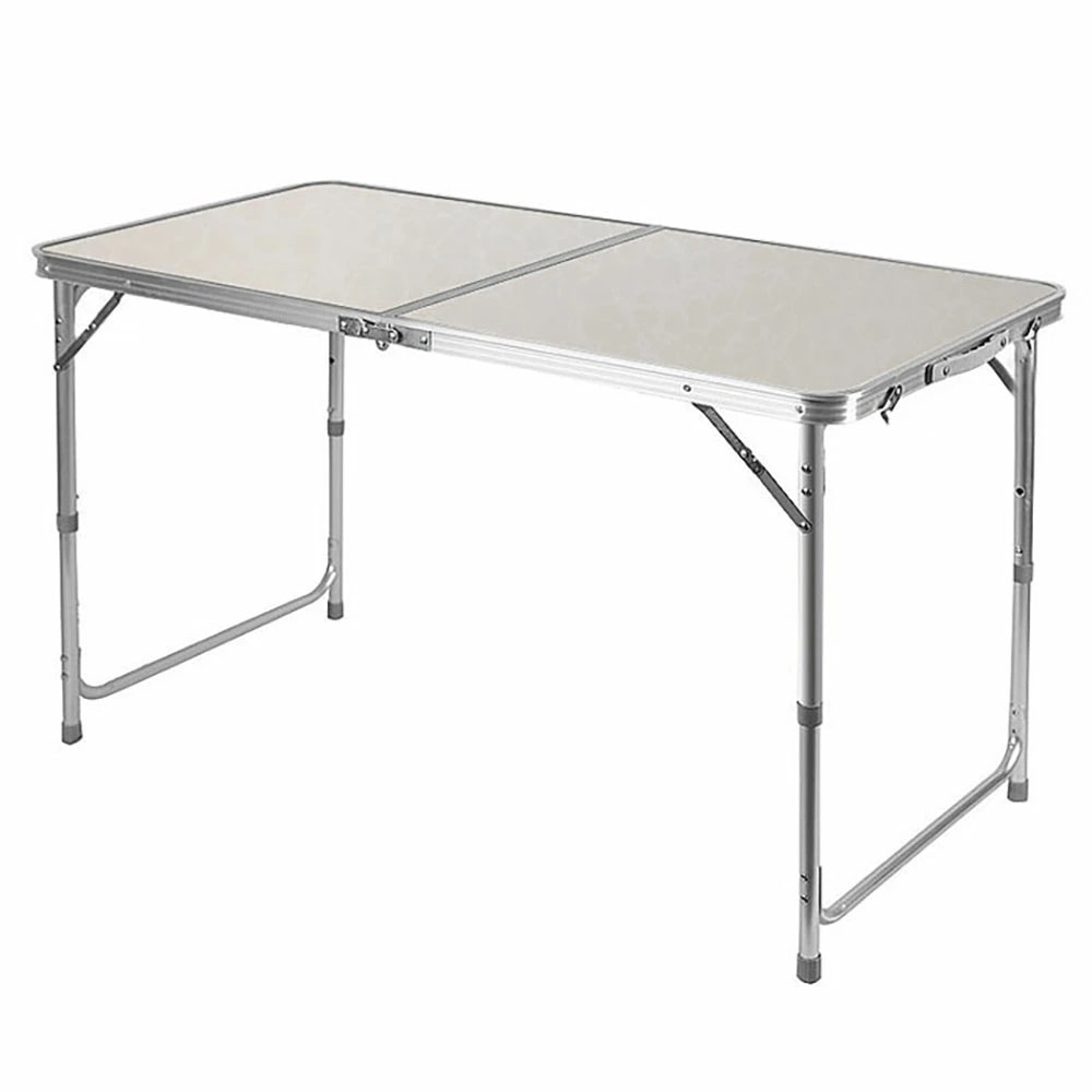 即納ありアウトドア 折りたたみ テーブル アルミニウム合金製 高さ3段調整 120×60×（53-69）cm ポータブル テーブル ピクニック レジャー キャンプ YS-DESK-2