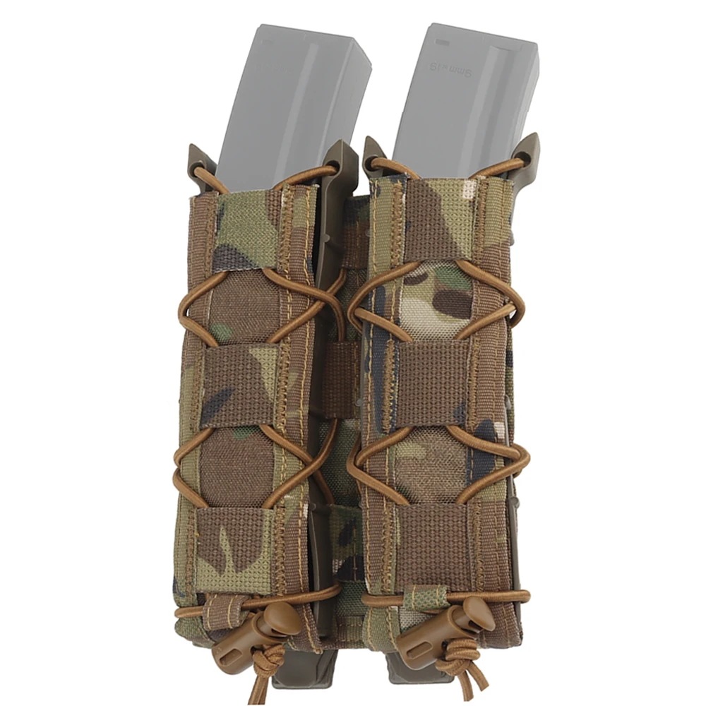 ロングタイガータイプマグポーチ ダブルバッグ MP5 MP7用 クイックプルマガジン モールシステム 戦術アクセ 6,160円